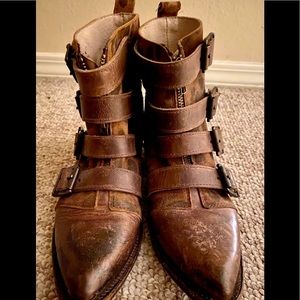 Freebies Boots with Leopard Spots